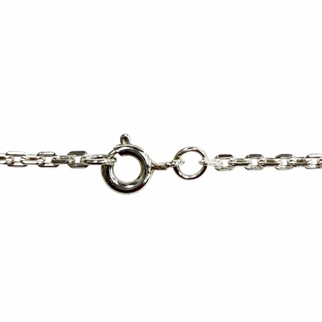 Great HERMES Necklace Chene Dunkle Anchene PM Silver 925 Women