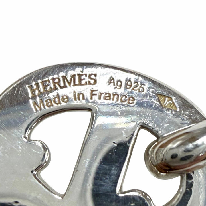 Great HERMES Necklace Chene Dunkle Anchene PM Silver 925 Women
