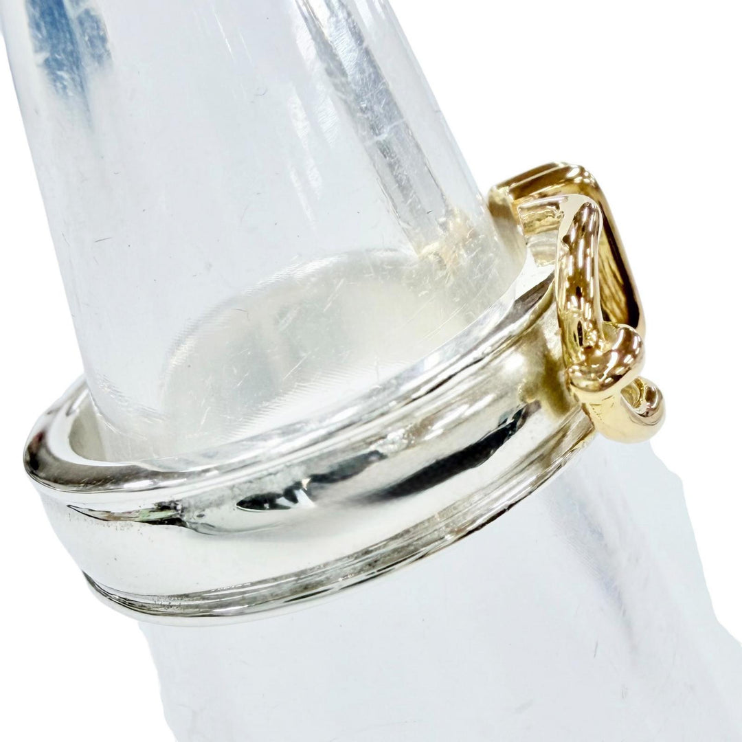 Excellent HERMES Ring ring Santur Ring combination Silver 925 Women