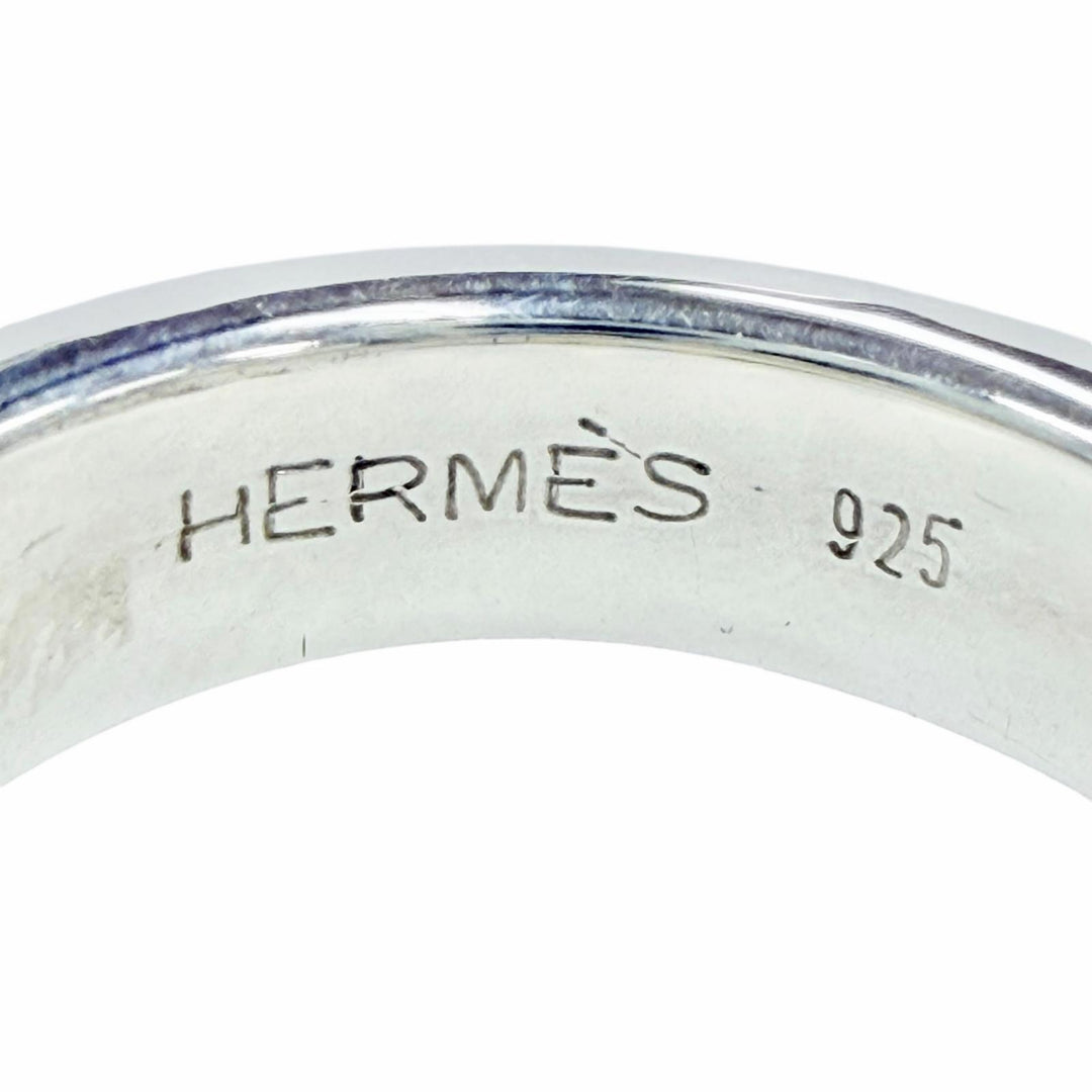 Excellent HERMES Ring ring Santur Ring combination Silver 925 Women