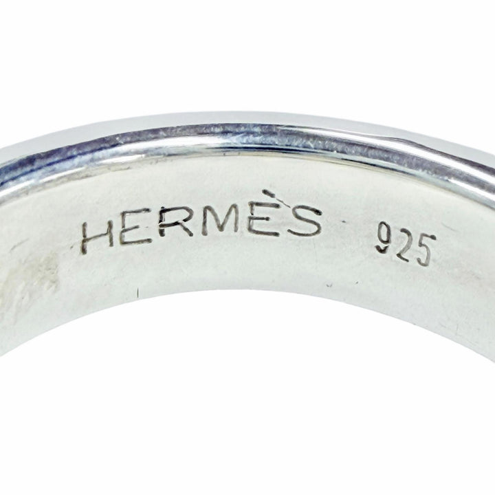 Excellent HERMES Ring ring Santur Ring combination Silver 925 Women