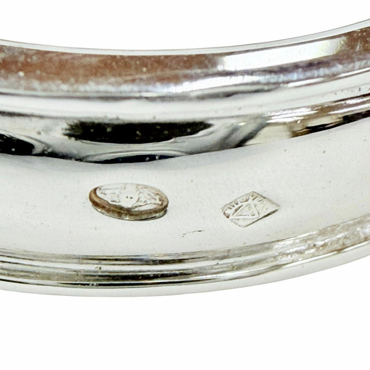 Excellent HERMES Ring ring Santur Ring combination Silver 925 Women
