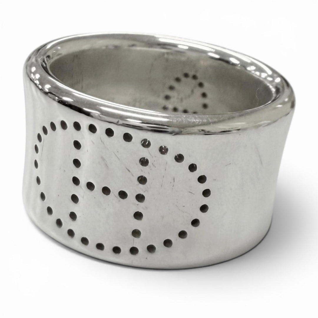 Excellent HERMES Ring ring Eclipse Luban Silver AG925 Women 46