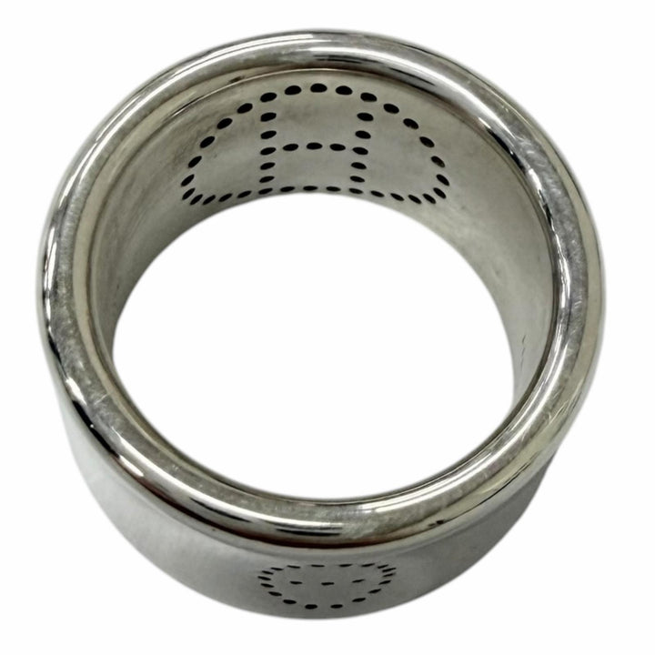 Excellent HERMES Ring ring Eclipse Luban Silver AG925 Women 46