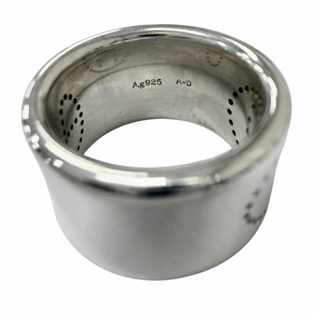 Excellent HERMES Ring ring Eclipse Luban Silver AG925 Women 46