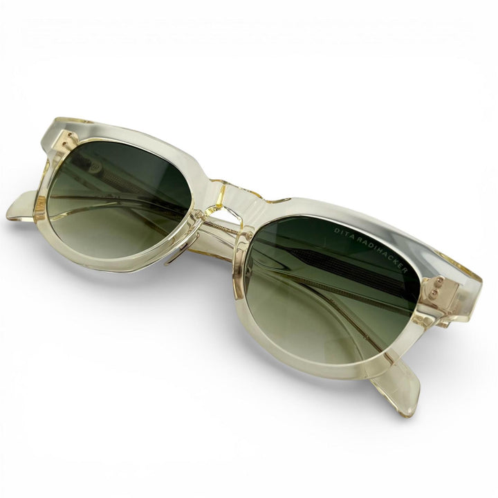 Great DITA sunglasses RADHACKER Green gradient lenses Clear yellow DTS726-A