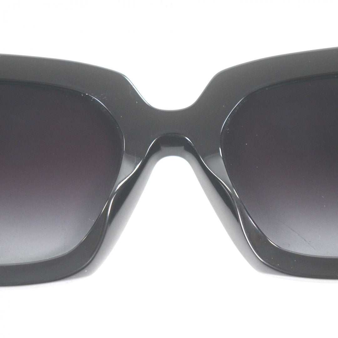 Very Good CHANEL sunglasses COCO Mark Rectangle Shape Eyewear black