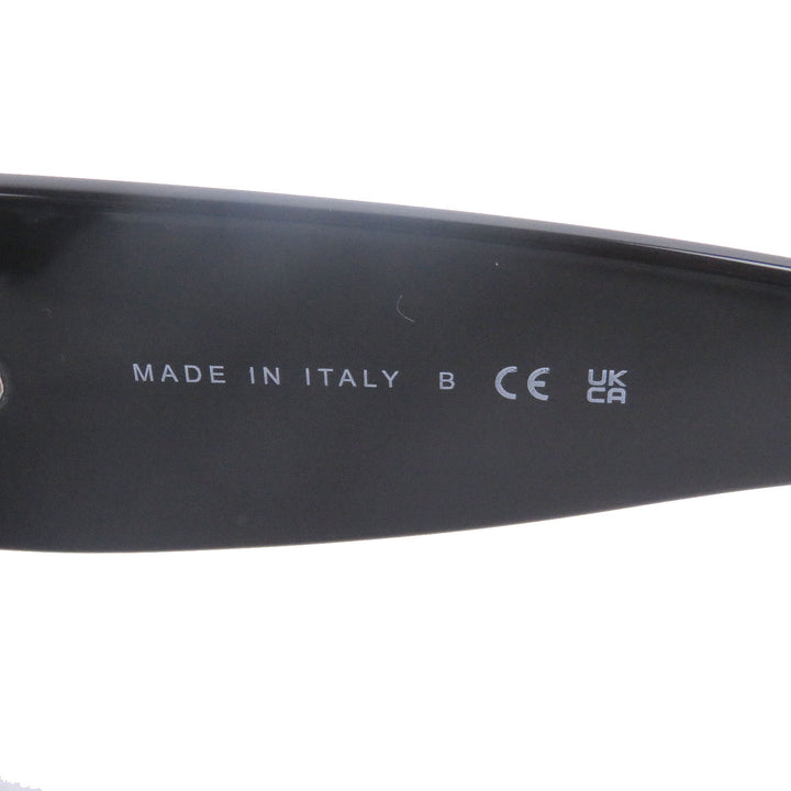 Very Good CHANEL sunglasses COCO Mark Rectangle Shape Eyewear black