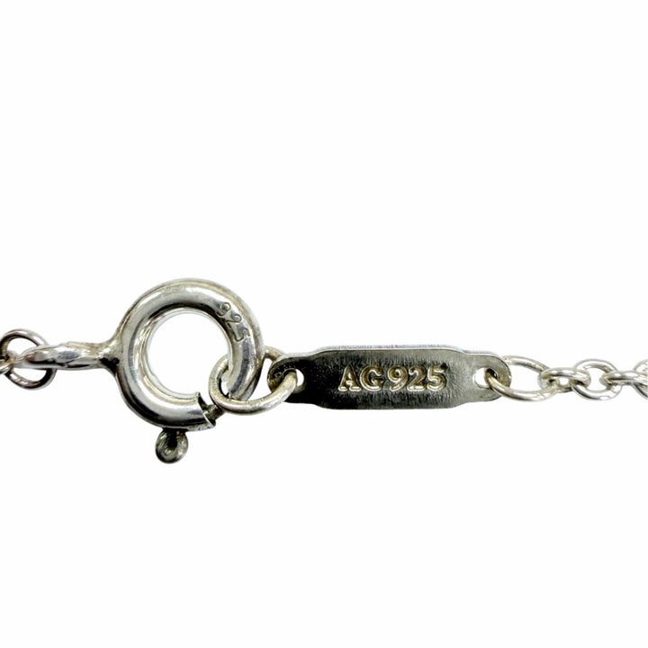 Great TIFFANY&Co. Necklace Heart key Silver AG925 Women