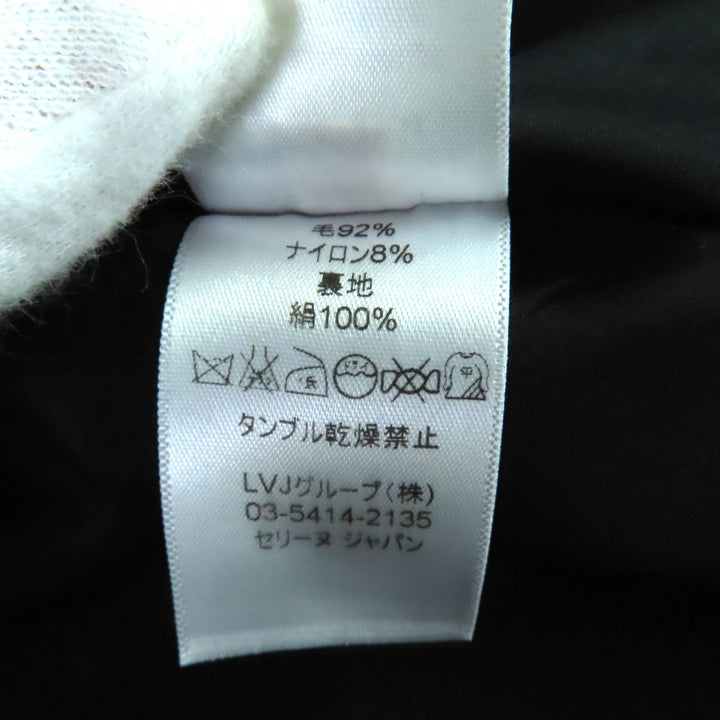 素晴らしいCELINEコートグレーウールレディース34 2 8H28/4904