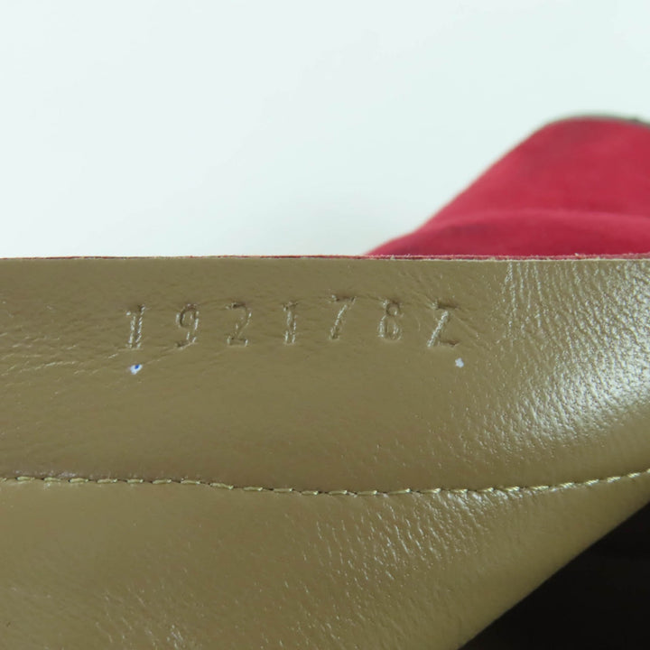Great HERMES short boots Saint Germain Bordeaux Suede leather Women 35.5