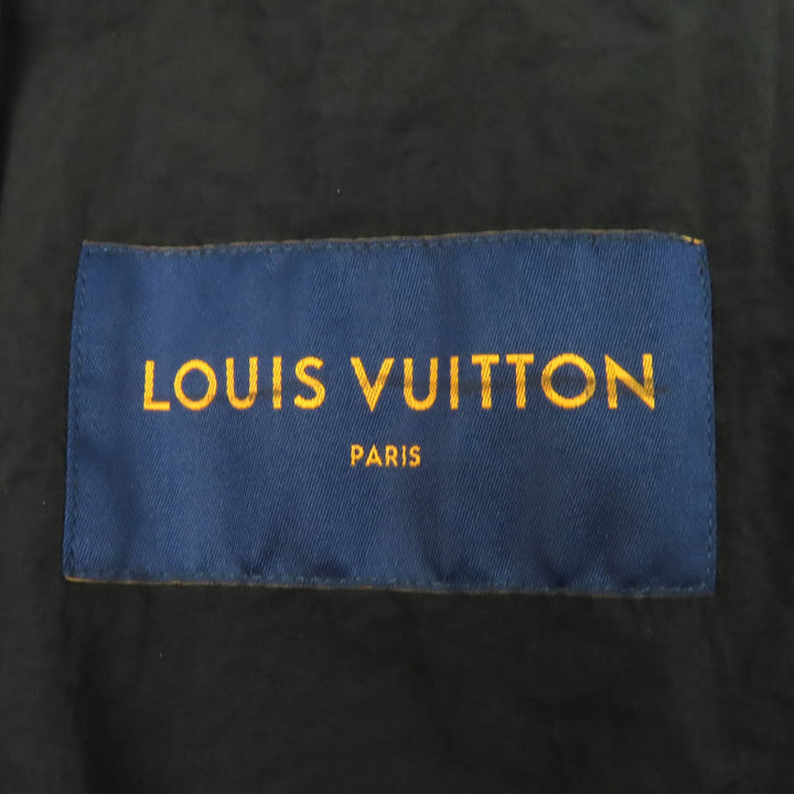 Great LOUIS VUITTON Nylon jacket Patchwork Logo Light Windbreaker 44 1AAHF6