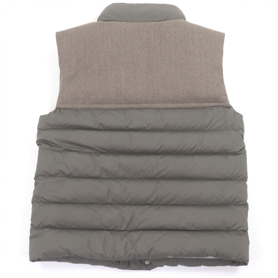 Excellent MONCLER Down vest RANCE GIUBBOTTO Logo patch Material switching