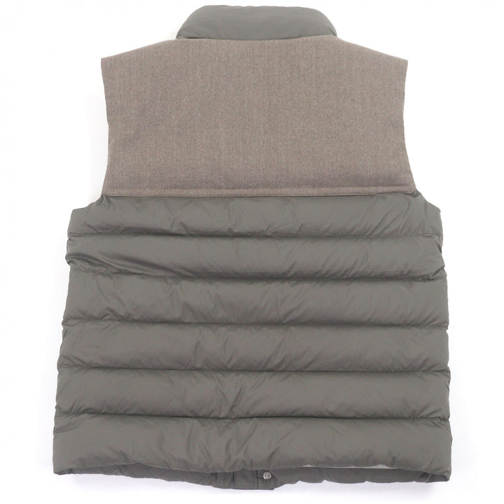 Excellent MONCLER Down vest RANCE GIUBBOTTO Logo patch Material switching