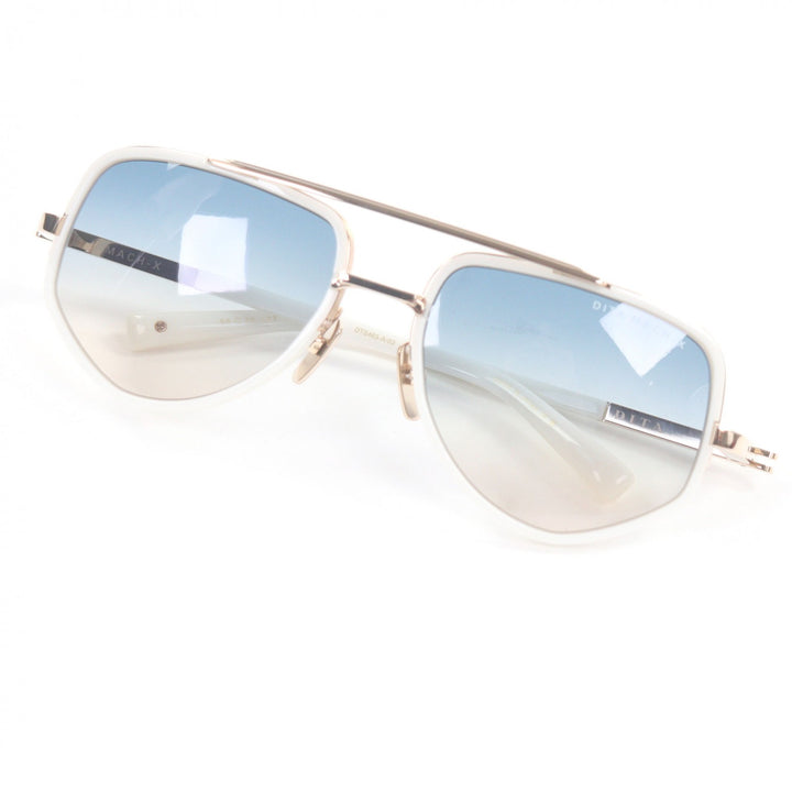 Excellent DITA sunglasses MACH-X Two Bridges white mens DTS463
