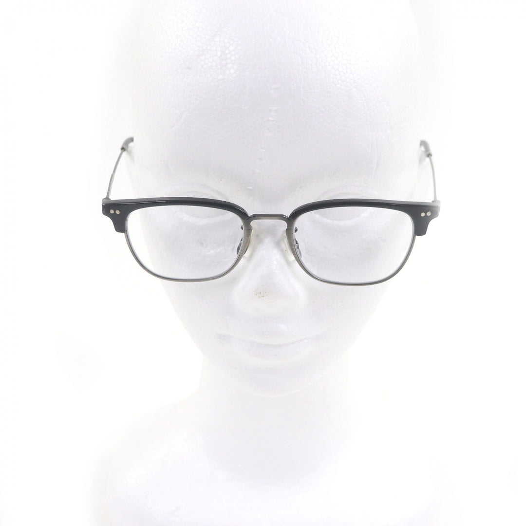 Excellent OLIVER PEOPLES Glasses KESTEN Half rim Black gun metallic