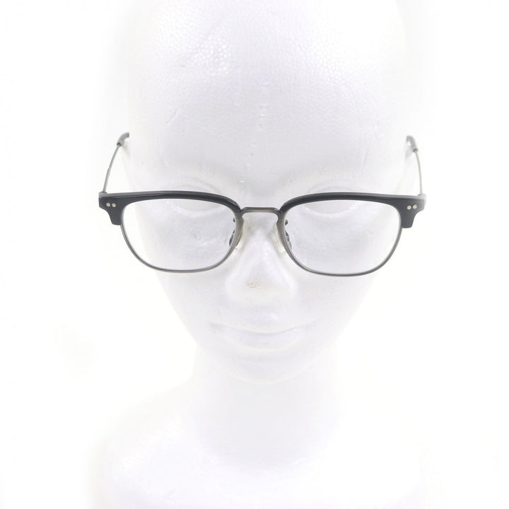 Excellent OLIVER PEOPLES Glasses KESTEN Half rim Black gun metallic