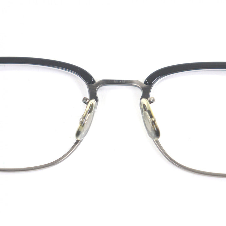 Excellent OLIVER PEOPLES Glasses KESTEN Half rim Black gun metallic