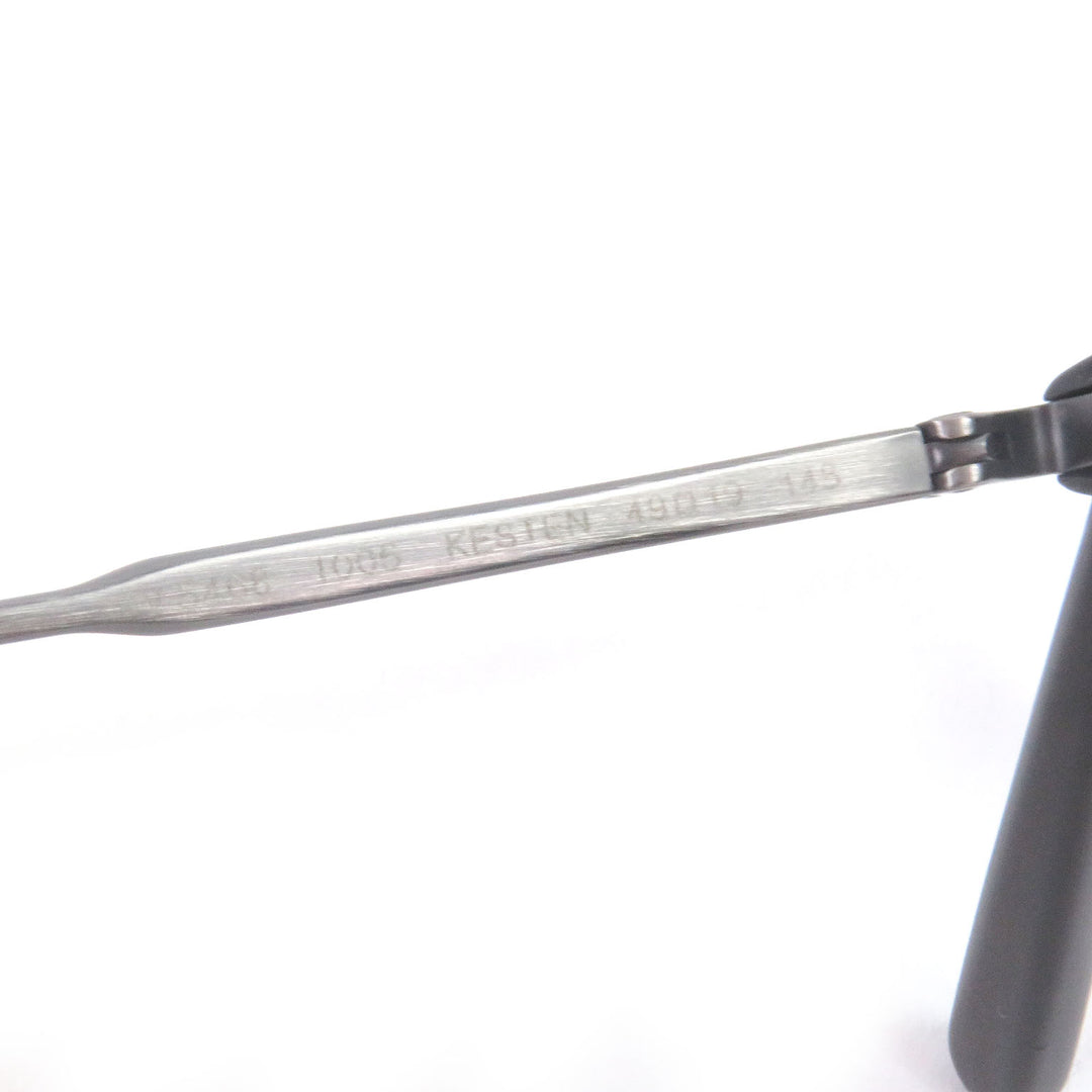 Excellent OLIVER PEOPLES Glasses KESTEN Half rim Black gun metallic