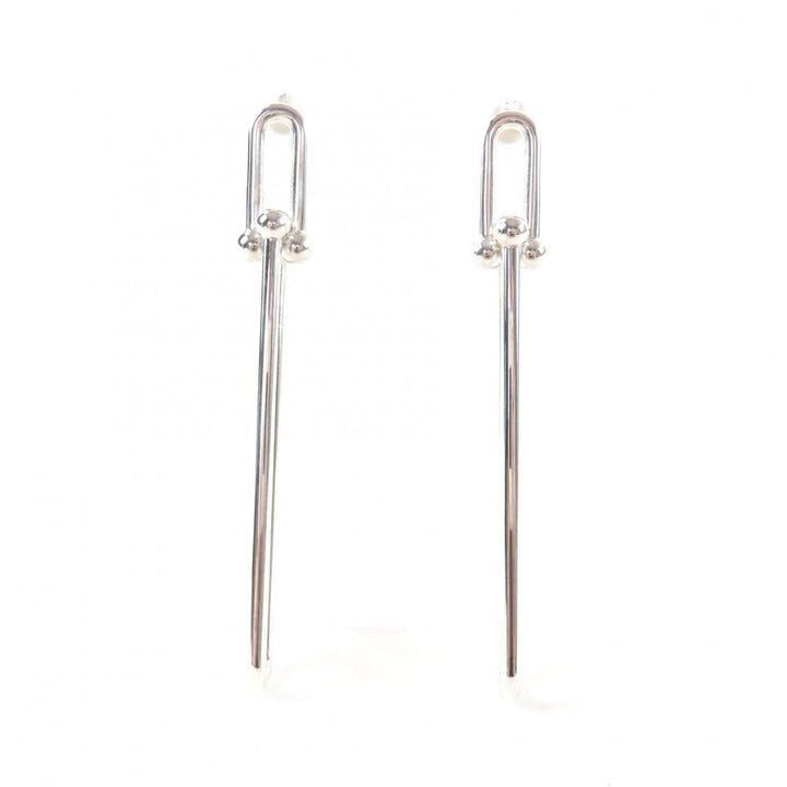 Great TIFFANY&Co. Pierce Double Long Link Pierce Silver 925 Women