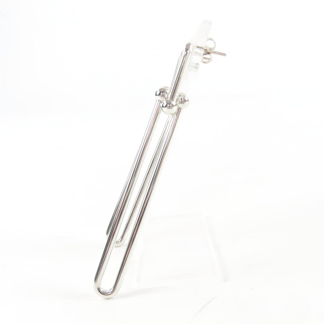 Great TIFFANY&Co. Pierce Double Long Link Pierce Silver 925 Women
