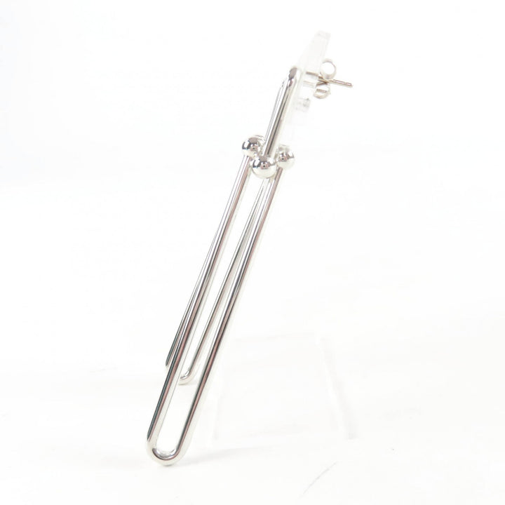 Great TIFFANY&Co. Pierce Double Long Link Pierce Silver 925 Women