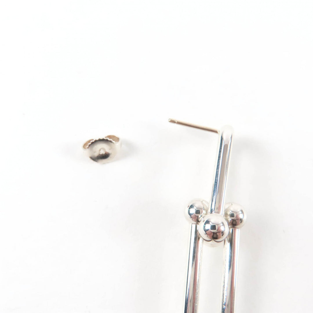 Great TIFFANY&Co. Pierce Double Long Link Pierce Silver 925 Women