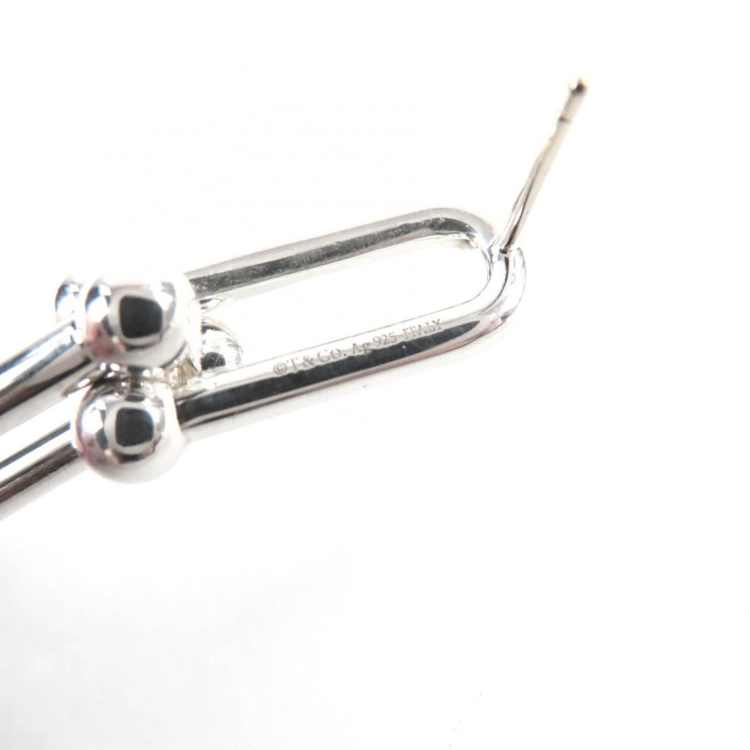 Great TIFFANY&Co. Pierce Double Long Link Pierce Silver 925 Women