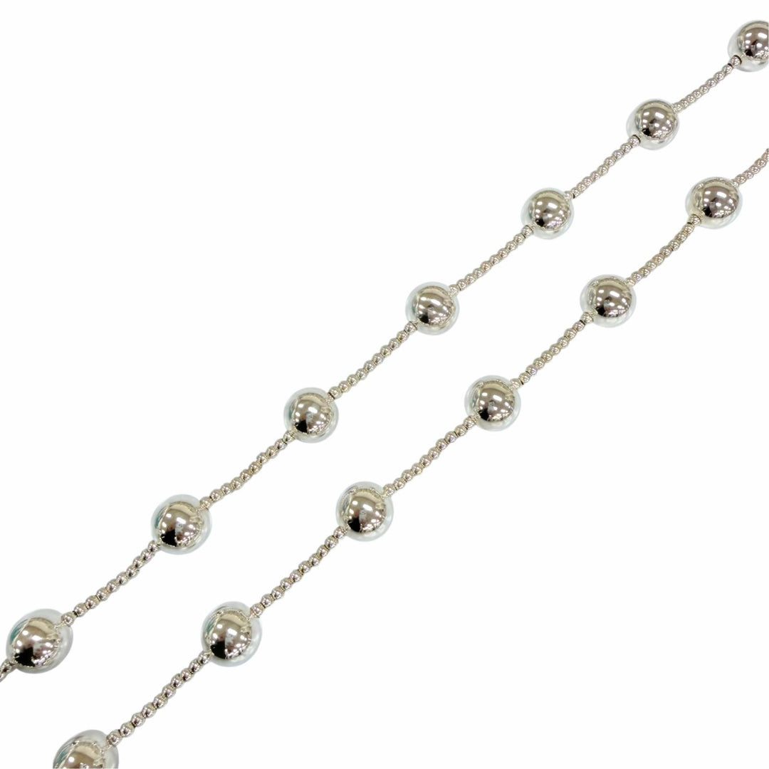 Great TIFFANY&Co. Necklace Ball Chain Necklace Silver 925 Women