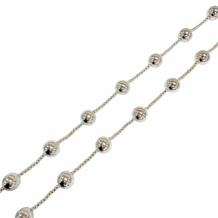 Great TIFFANY&Co. Necklace Ball Chain Necklace Silver 925 Women