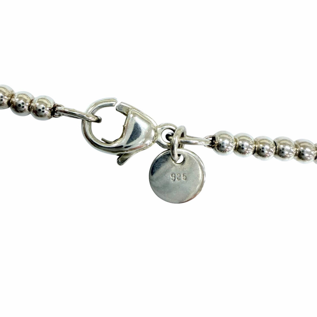 Great TIFFANY&Co. Necklace Ball Chain Necklace Silver 925 Women