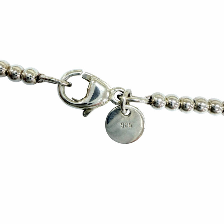 Great TIFFANY&Co. Necklace Ball Chain Necklace Silver 925 Women