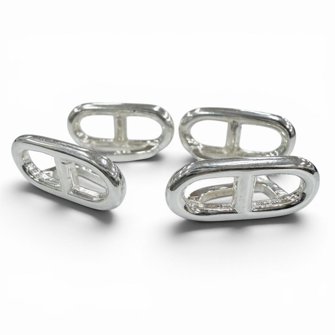 Great HERMES Cufflinks cufflinks Silver 925 mens