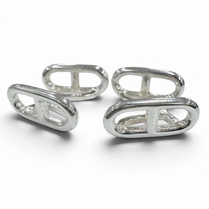 Great HERMES Cufflinks cufflinks Silver 925 mens