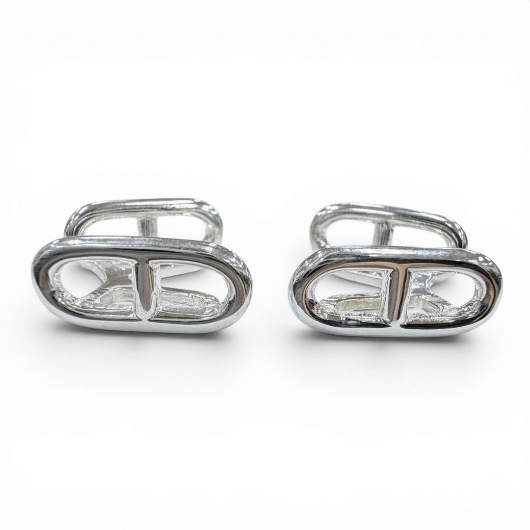 Great HERMES Cufflinks cufflinks Silver 925 mens