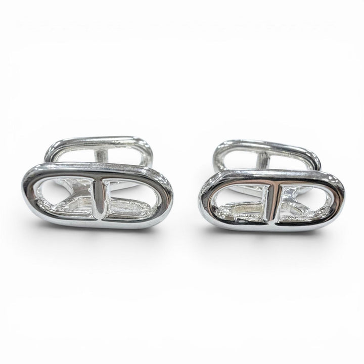 Great HERMES Cufflinks cufflinks Silver 925 mens