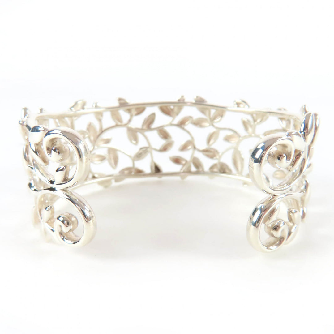 Excellent TIFFANY&Co. Bangle Olive Leaf Cuff Current product Silver AG925