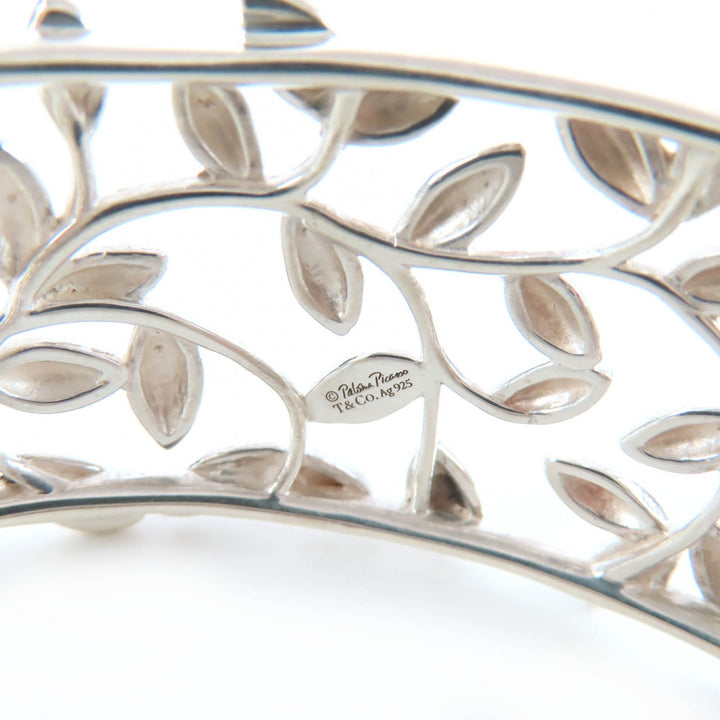 Excellent TIFFANY&Co. Bangle Olive Leaf Cuff Current product Silver AG925