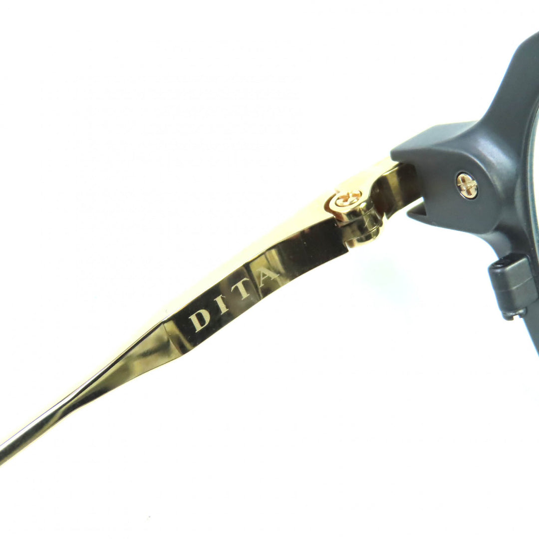 DITA メガネ UNION-FOUR ブラックゴールド メンズ DTX426-A-01 47□21 145 美品