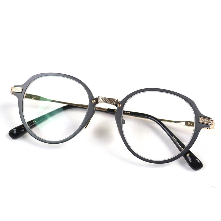 DITA メガネ UNION-FOUR ブラックゴールド メンズ DTX426-A-01 47□21 145 美品
