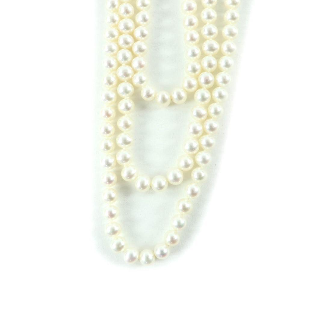 優れた TIFFANY&amp;Co. ネックレス パール ラップネックレス ホワイト 淡水パール レディース
