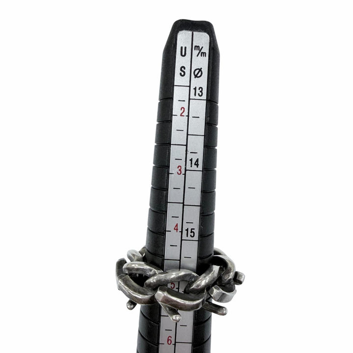 Great TIFFANY&Co. ring Forge Link Ring Current model, antique finish. AG925 50