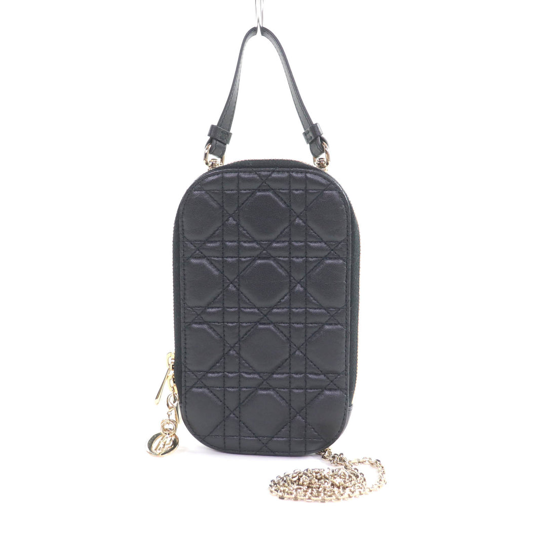 迪奥 (Christian Dior) Lady Dior Call'in Dior 手机支架，羊皮材质，货号 S0872ONMJ