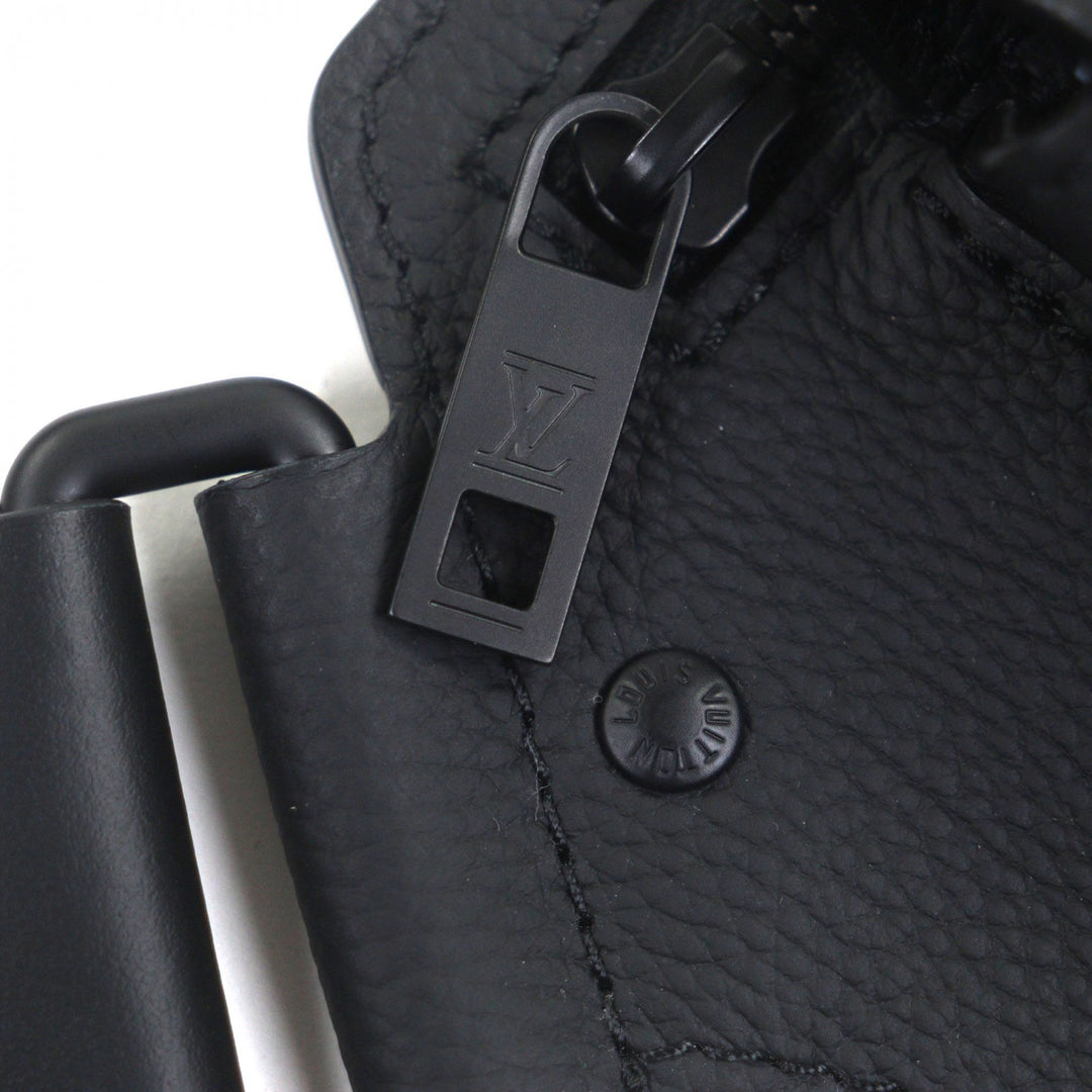 ルイ・ヴィトン スリングバッグ LV エアログラム テイクオフ スリング レザー メンズ M57081 美品
