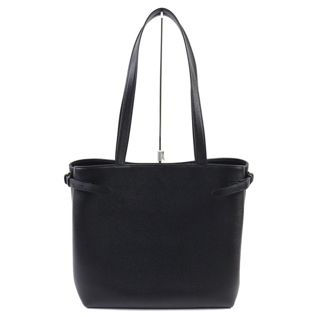 CELINE トートバッグ ヒッポ アナイス トリオンフ ミディアム レザー ブラック 11685 美品