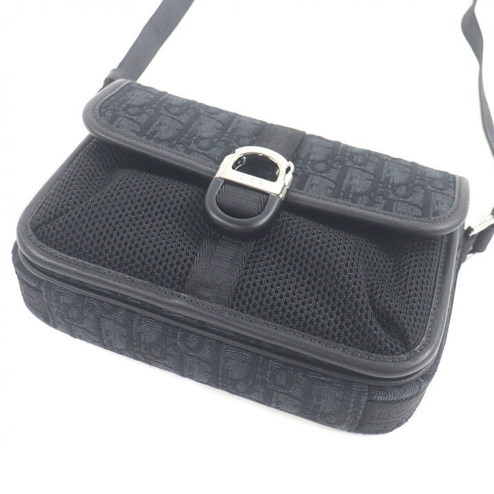 新品同様 DIOR ショルダーバッグ ディオール 8バックル オブリーク オールオーバーパターン ブラック