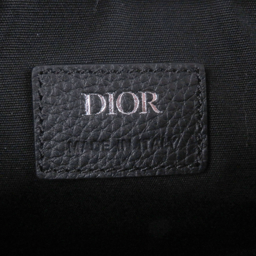 新品同様 DIOR ショルダーバッグ ディオール 8バックル オブリーク オールオーバーパターン ブラック