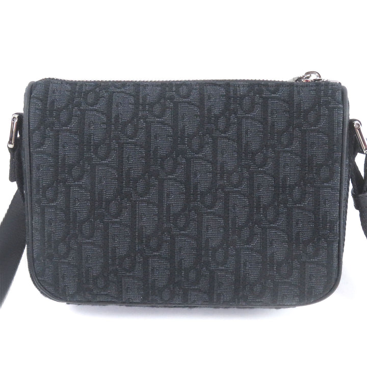 新品同様 DIOR ショルダーバッグ ディオール 8バックル オブリーク オールオーバーパターン ブラック