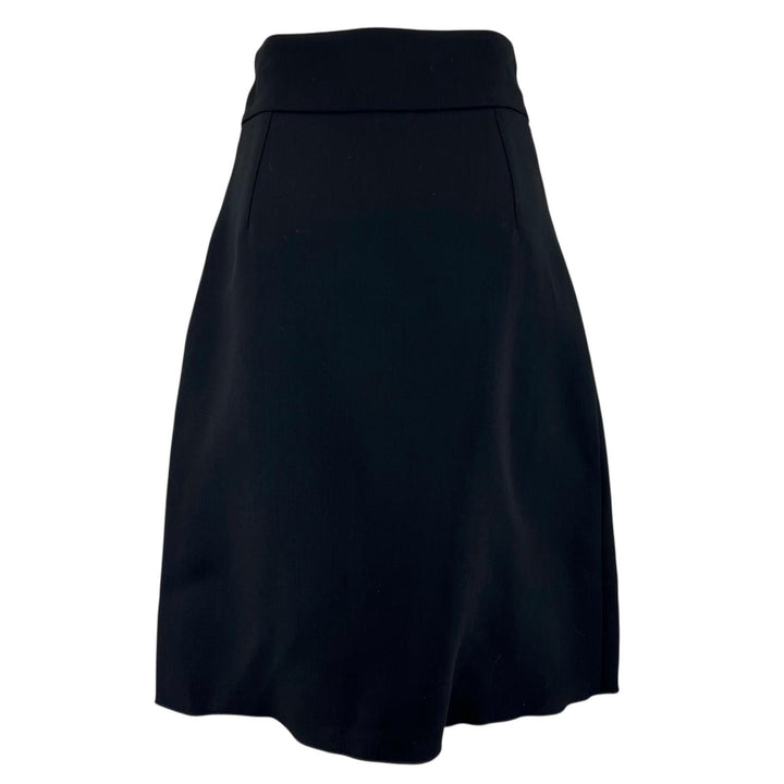 Pristine GUCCI skirt GG Marmont Metal black wool Women 38 430572