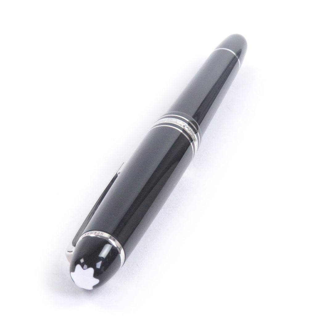 Great MONTBLANC fountain pen Meisterstück 145 Pix Classic Platinum Line Cap type